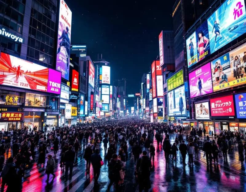 AI-generated travel photo of Tokyo